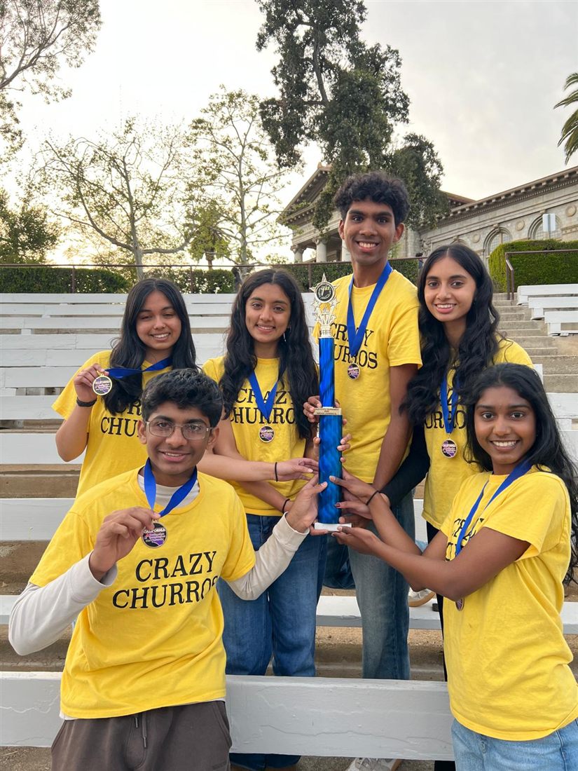 DI team at an awards ceremony