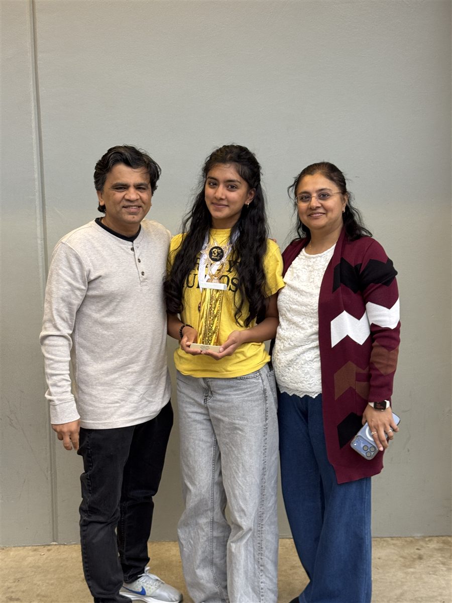 DI team at a state awards ceremony