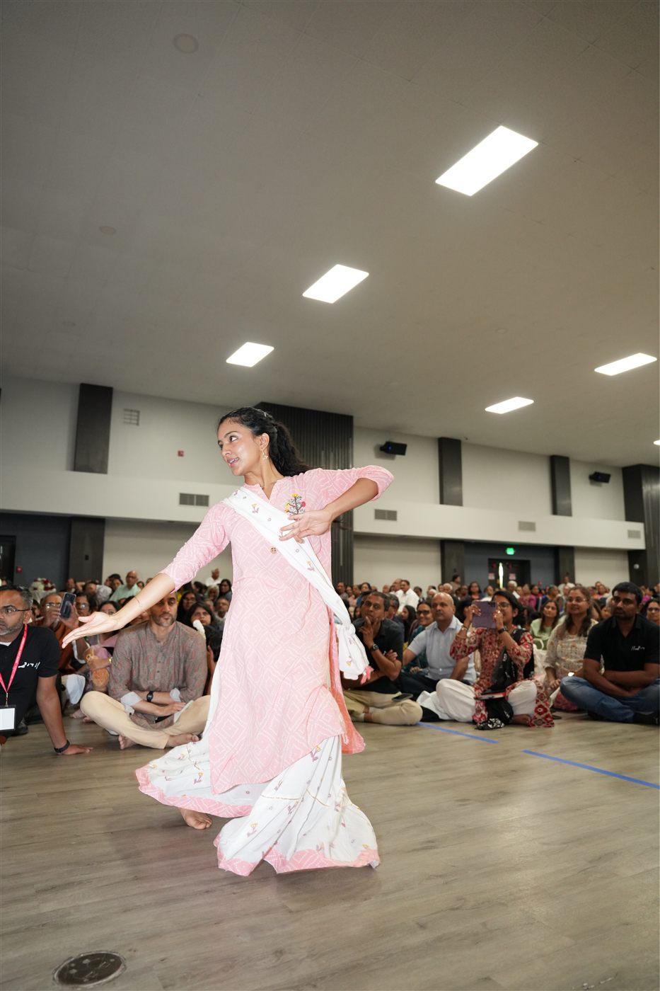 Neti performing Kathak in Little Rock, Arkansas